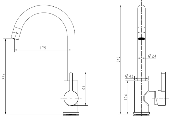 Faucet TH40027 - 图片 2
